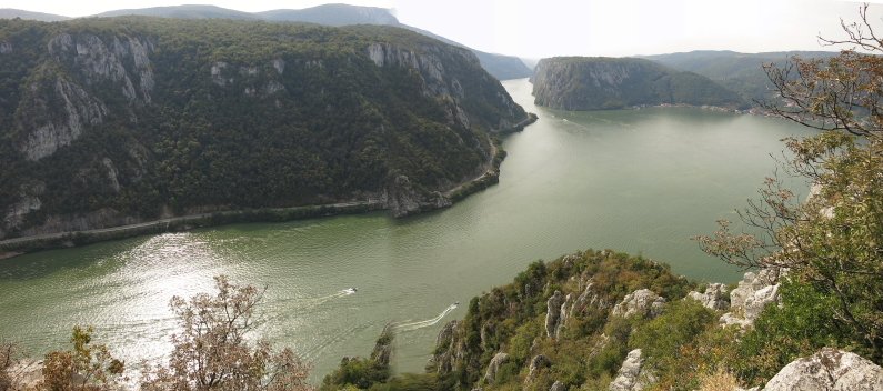 The Danube Cauldrons natural park portile de fier the iron gates dubova bay