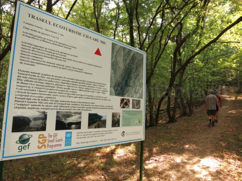 The small Cauldrons danube natural park portile de fier the iron gates