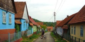 Biking through the Czech villages in the Banat Mountains czech village Banat Mountains Natural Park Portile de Fier bigar
