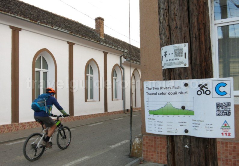 czech village Banat Mountains Natural Park Portile de Fier mountain bike