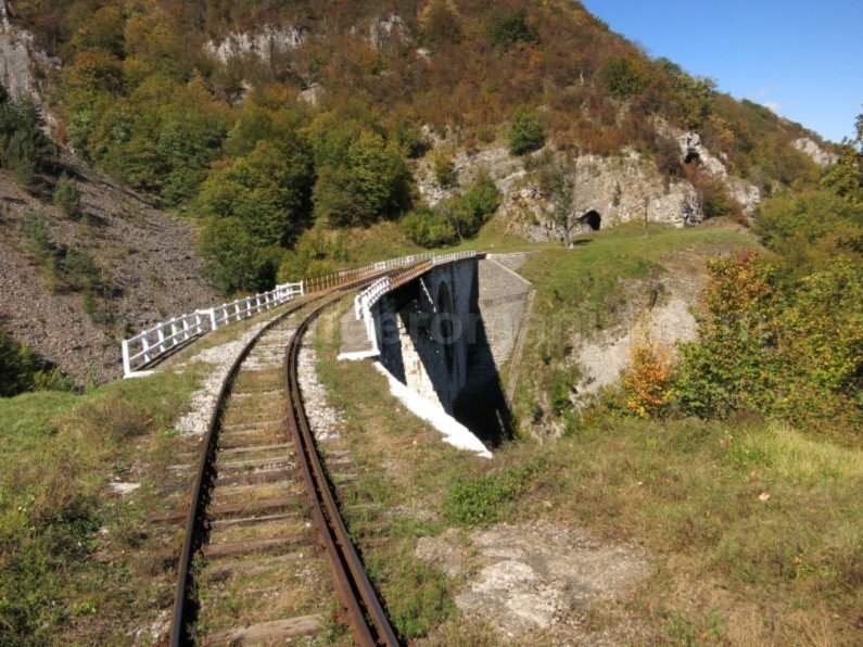 the oldest mountain railway in Romania monument anina oravita viaduct jitin