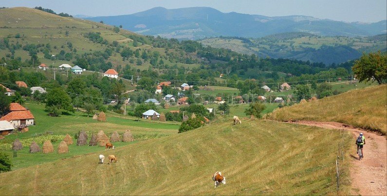 mountain biking Ponoara Padurea Craiului