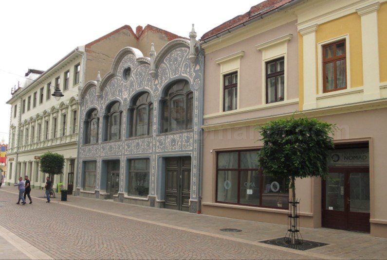 Pietonal street Vasile Alecsandri Oradea Romania