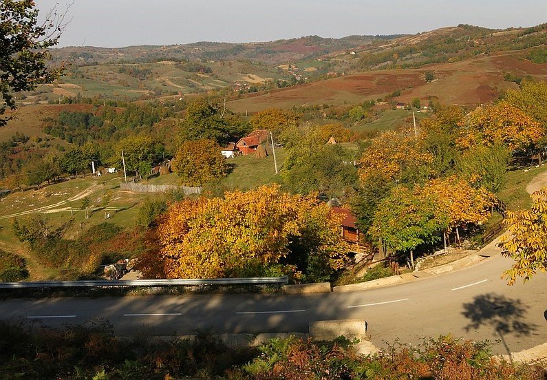 karst area Rosia in Padurea Craiului Mountains